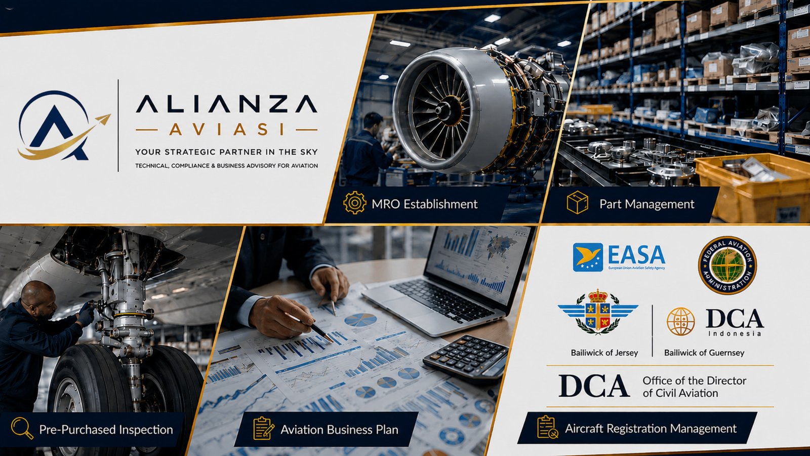 Aviation technical and business services